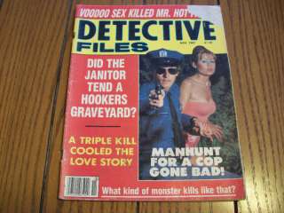 Vintage Nov 1987 Detective Files Magazine Vol 31 No 6  