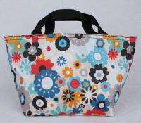 Sundry flowers multiduty Lunch handbag work bag purse  