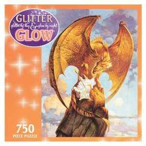  750 Piece Glitter & Glow Puzzle Toys & Games
