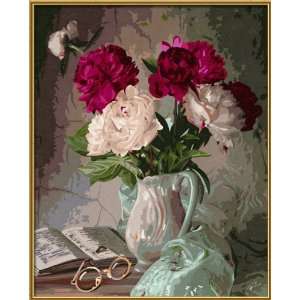    Schipper Still Life with Peony Paint By Number: Toys & Games