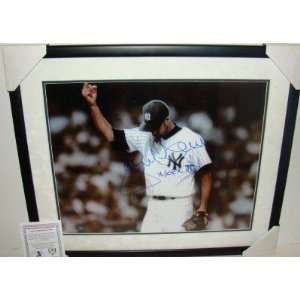  Jack McDowell F**k Off SIGNED Framed 16x20 YANKEES PSA 