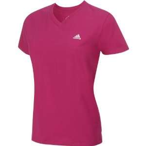  Adidas Embroidered Logo Tee Womens Medium: Sports 