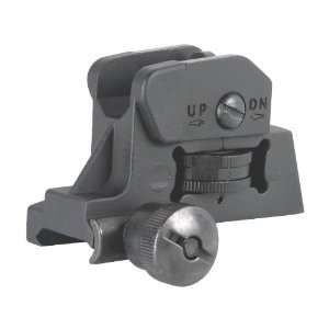   Tactical Rear Sight AR 15 Style with Windage and Elevation Adjustments