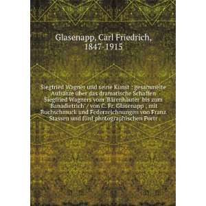   photographischen Portr Carl Friedrich, 1847 1915 Glasenapp Books