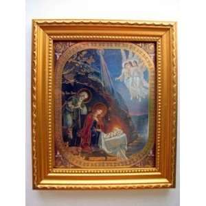 com NATIVITY OF JESUS CHRIST, CHRISTMAS Framed Orthodox Icons Prayer 