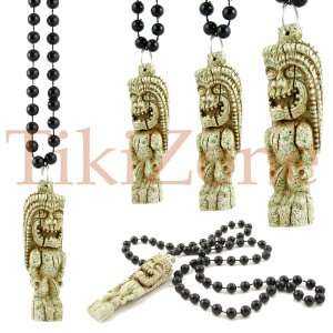   Stone Look Tiki Necklace (Wholesale 12 Pack)