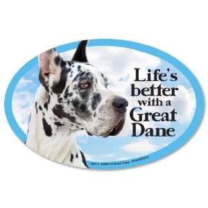  Great Dane Oval Dog Magnet for Cars