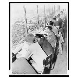  press box,Cotton Bowl stadium,Dallas,Texas,TX,1951