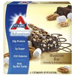  Atkins Advantage Bars, 5 pk: Health & Personal Care