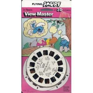  Flying Smurf 3D View Master 3 Reel Set   Made in USA: Toys 