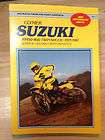 Clymer Manual Suzuki RM50 400cc singles 1975 1981 NOS Vintage 