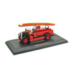  1934 Leyland FK 1 Fire Engine 1/43 Red Toys & Games