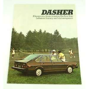  1976 76 VW Volkswagen DASHER BROCHURE Sedan Hatchback 