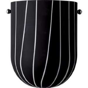  Metro Black and White Pocket Wall Sconce