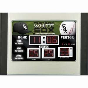  Chicago White Sox Scoreboard Desk & Alarm Clock: Sports 