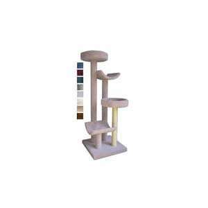 MOLLYFRIEN 026MF 2323 OW 5 ft. 5 in. Four Tier Cat Tower   Off White