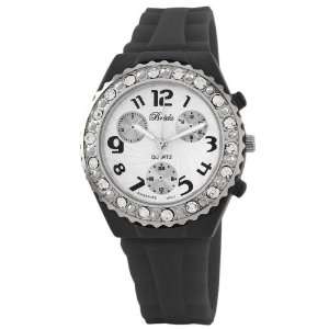    Breda Womens 8131_blk Chloe Rhinestone Jelly Watch Watches