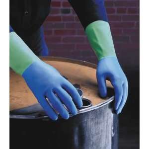 MAPA AFR 282 Glove,Nitrile/Latex,L,Blue/Green,Pr:  Kitchen 