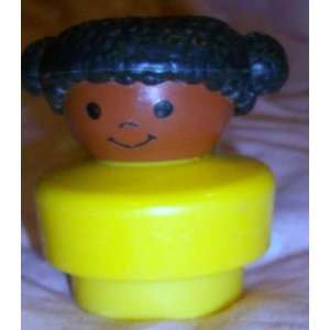 Fisher Price Little People Vintage African American Girl Replacement 