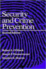 Security And Crime Prevention, (0750690070), Joseph Donnermeyer 