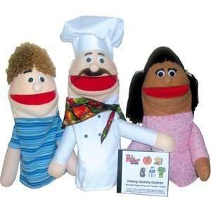    Get Ready 503C Making Healthy Choices Puppet Set Toys & Games