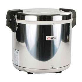 Winco 110 Cup Electric Rice Warmer Stainless Steel Body RW S450  
