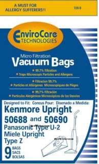 18 Bags for Kenmore Upright Vacuums 5068 50688 50690  