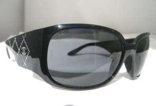 CHANEL 5080 B 501/87 Sunglasses Glasses Black Authentic  