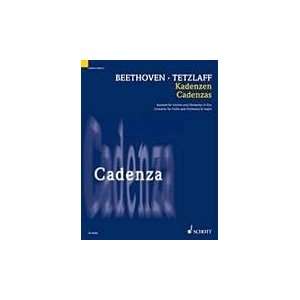  Tetzlaff, Christian   Cadenzas for Beethovens Violin 