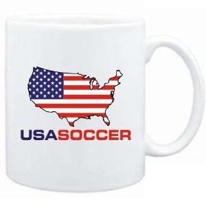  New  Usa Soccer / Map  Mug Sports