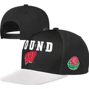 Wisconsin Badgers 2012 Rose Bowl Bound Snapback Hat 