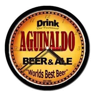  AGUINALDO beer and ale wall clock: Everything Else
