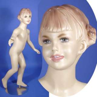 Brand New Flesh Tone Full Size Girl Mannequin 579N   