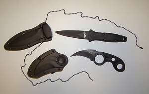 Smith & Wesson   One HRT Claw Knife And One HRT Boot/Neck Throwing 