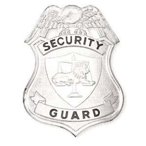   Nickel Heavy Duty Breast Badge Shield 3 x 2 1/4 Everything Else