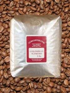 LBS.FRESH ROASTED COLOMBIAN SUPREMO COFFEE BEANS  