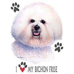 Love My Bichon Frise Dog Crewneck Sweatshirt S  5x  