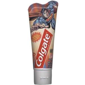 Colgate Flouride Toothpaste for Kids, Superman, Bubble Fruit Flavor, 4 