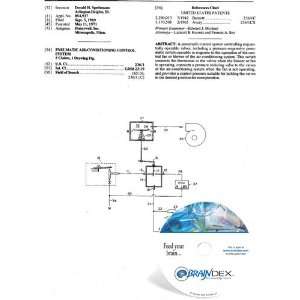   CD for PNEUMATIC AIR CONDITIONING CONTROL SYSTEM: Everything Else