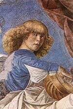 One of Melozzo s famous angels from the Basilica dei Santi Apostoli 