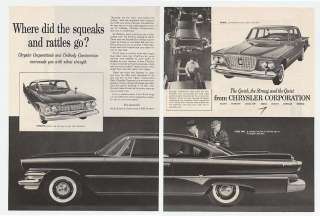 1960 Dodge Dart Unibody Construction 2 Page Ad  