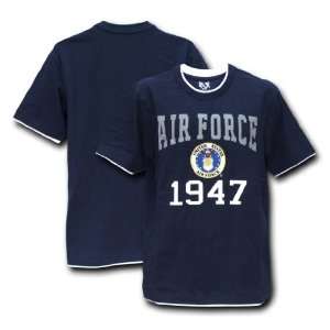 AIR FORCE 1947 DOUBLE LAYER T SHIRT US MILITARY SHIRTS SIZE 2X