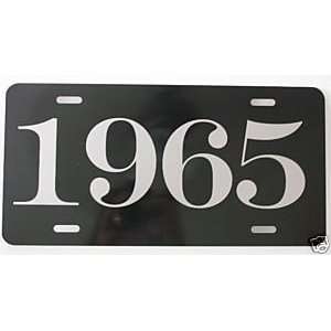  1965 YEAR LICENSE PLATE: Automotive
