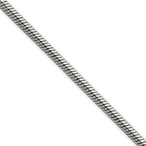  Chisel Stainless Steel 2.4mm 22in Snake Chain Jewelry