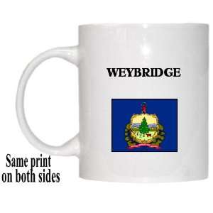    US State Flag   WEYBRIDGE, Vermont (VT) Mug 