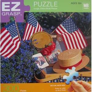   Picnic Puzzle 300 Extra Large & Extra Thick Pieces: Toys & Games
