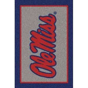 University of Mississippi Red and Blue Ole Miss team logo 