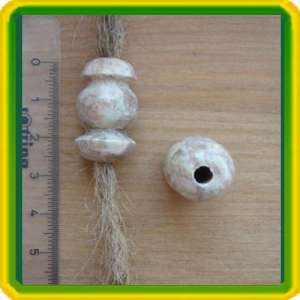 Soap Stone Coil Dreadlock Beads    dread head  