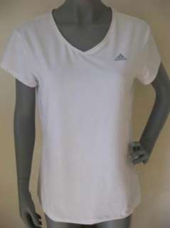 NEW Womens Adidas ClimaLite Work Out Athletic Running S/S Shirt Top Sz 