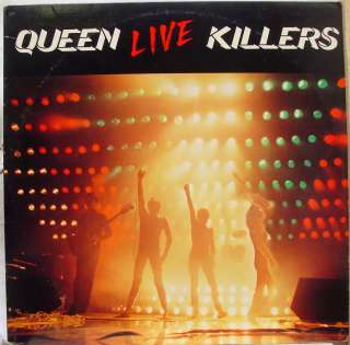 QUEEN live killers LP vinyl BB 702 VG+ 1979  